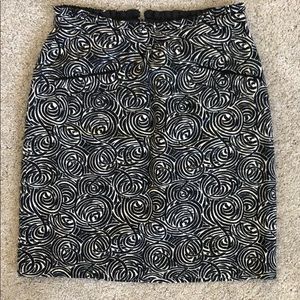Anthropologie Elevenses Painted Morning Skirt